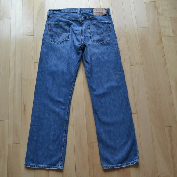 Vintage 90s Levis 501 Denim Blue Jeans Size 36x32 - Picture 5 of 7